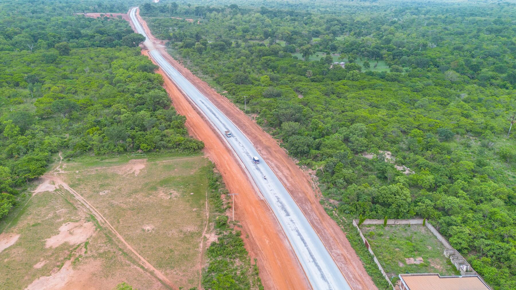 Ivory Coast: 108 km of access to the North