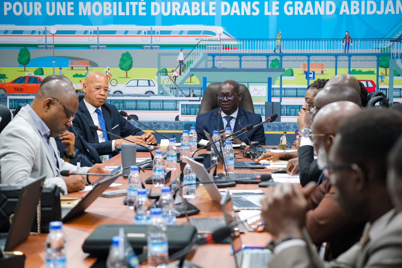 Mobilité urbaine : visite de travail de la BID à l'AMUGA