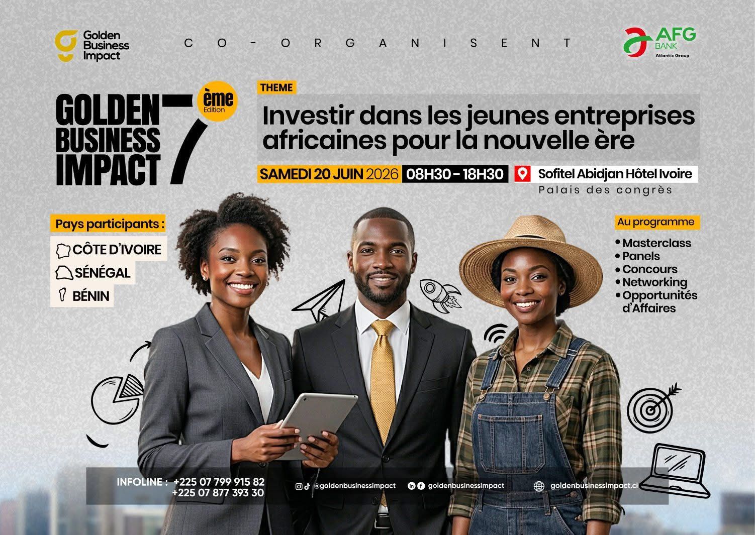 Golden Business Impact 2026 : investir dans les jeunes entreprises africaines