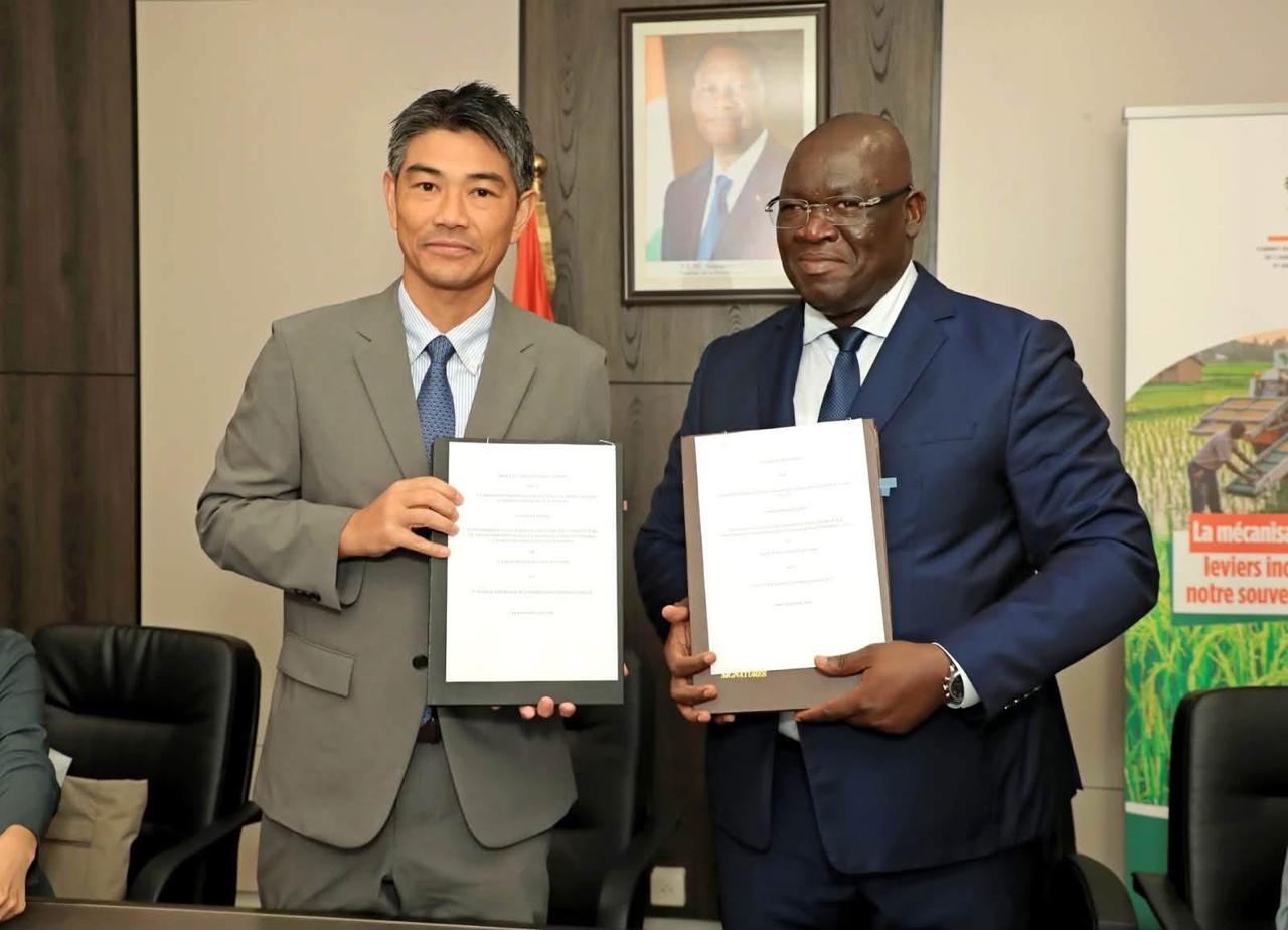 Riz local : la Côte d'Ivoire et le Japon scellent un nouveau pacte pour des chaînes d'approvisionnement durables
